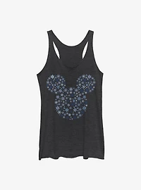 Disney Mickey Mouse Mickey Ear Snowflakes Girls Tank