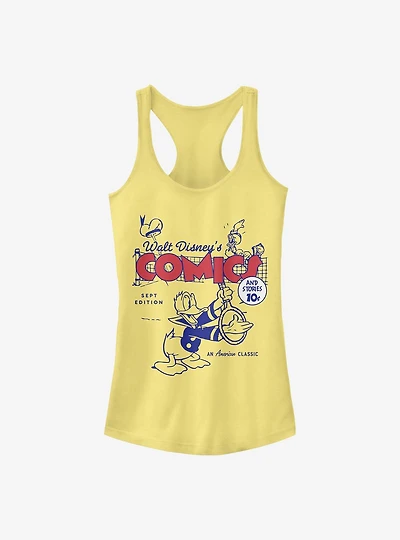 Disney Donald Duck Donalds Comic Cover Girls Tank