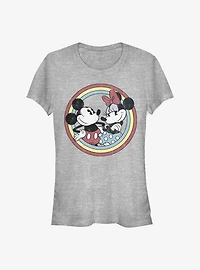 Disney Mickey Mouse Minnie Circle Girls T-Shirt