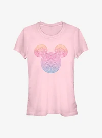 Disney Mickey Mouse Mickey Mandala Fill Girls T-Shirt