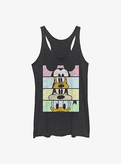 Disney Mickey Mouse Crew Faces Girls Tank Top