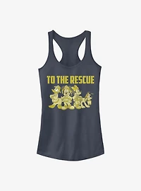 Disney Mickey Mouse Thanks Firefighters Girls Tank