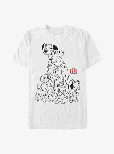 Disney 101 Dalmatians Dog Pile T-Shirt