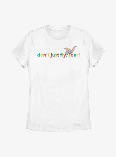 Disney Dumbo Color Fly Womens T-Shirt