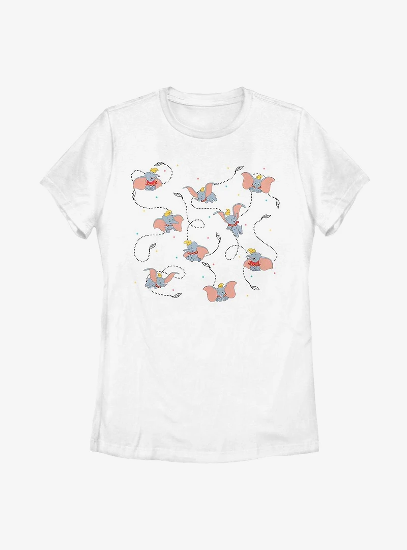 Disney Dumbo Ditsy Womens T-Shirt