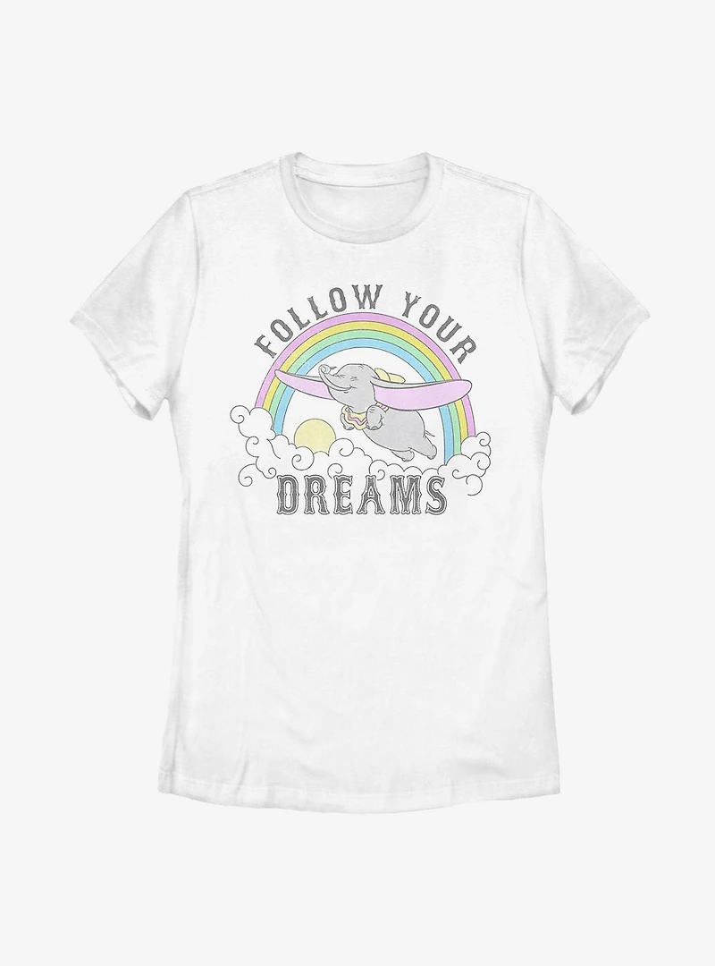 Disney Dumbo Dreaming Womens T-Shirt