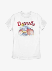 Disney Dumbo Watercolor Womens T-Shirt
