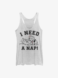 Disney 101 Dalmatians Nap Womens Tank Top