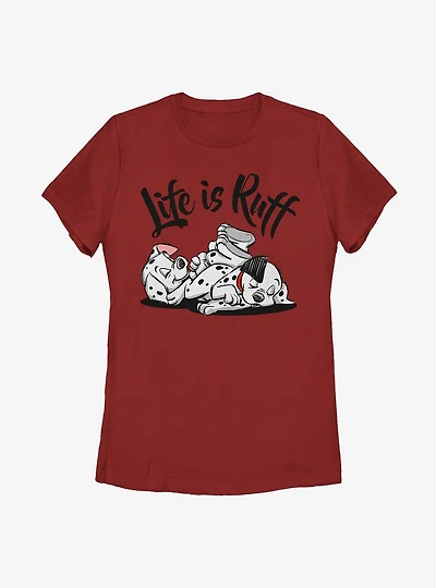Disney 101 Dalmatians Life Ruff Womens T-Shirt