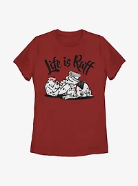 Disney 101 Dalmatians Life Ruff Womens T-Shirt