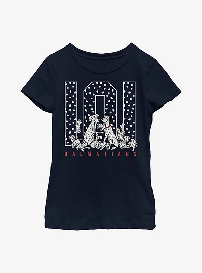 Disney 101 Dalmatians One Oh Spots Youth Girls T-Shirt