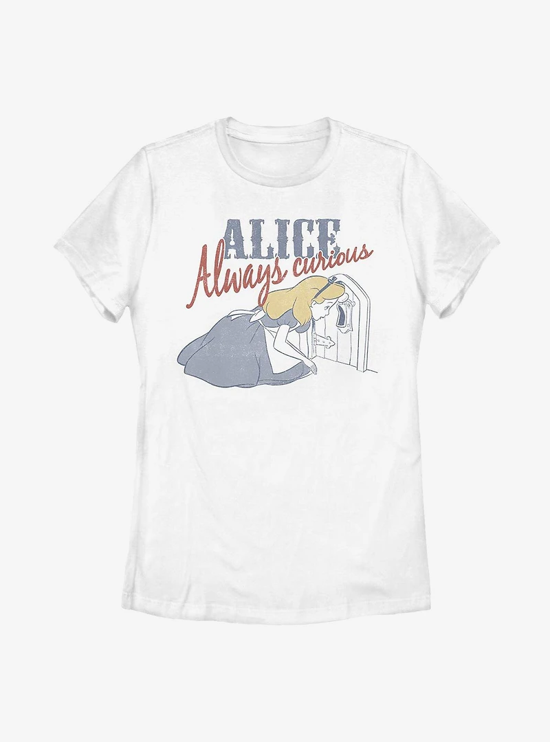 Disney Alice Wonderland Vintage Womens T-Shirt