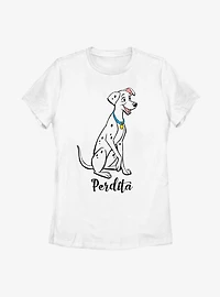 Disney 101 Dalmatians Perdita Womens T-Shirt