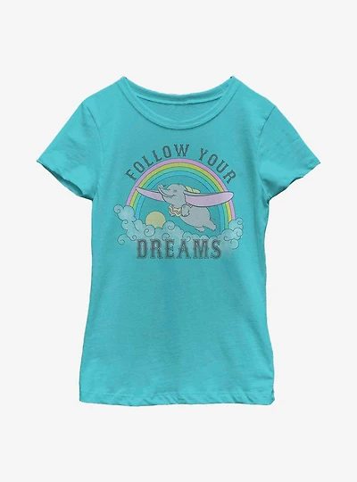 Disney Dumbo Dreaming Youth Girls T-Shirt