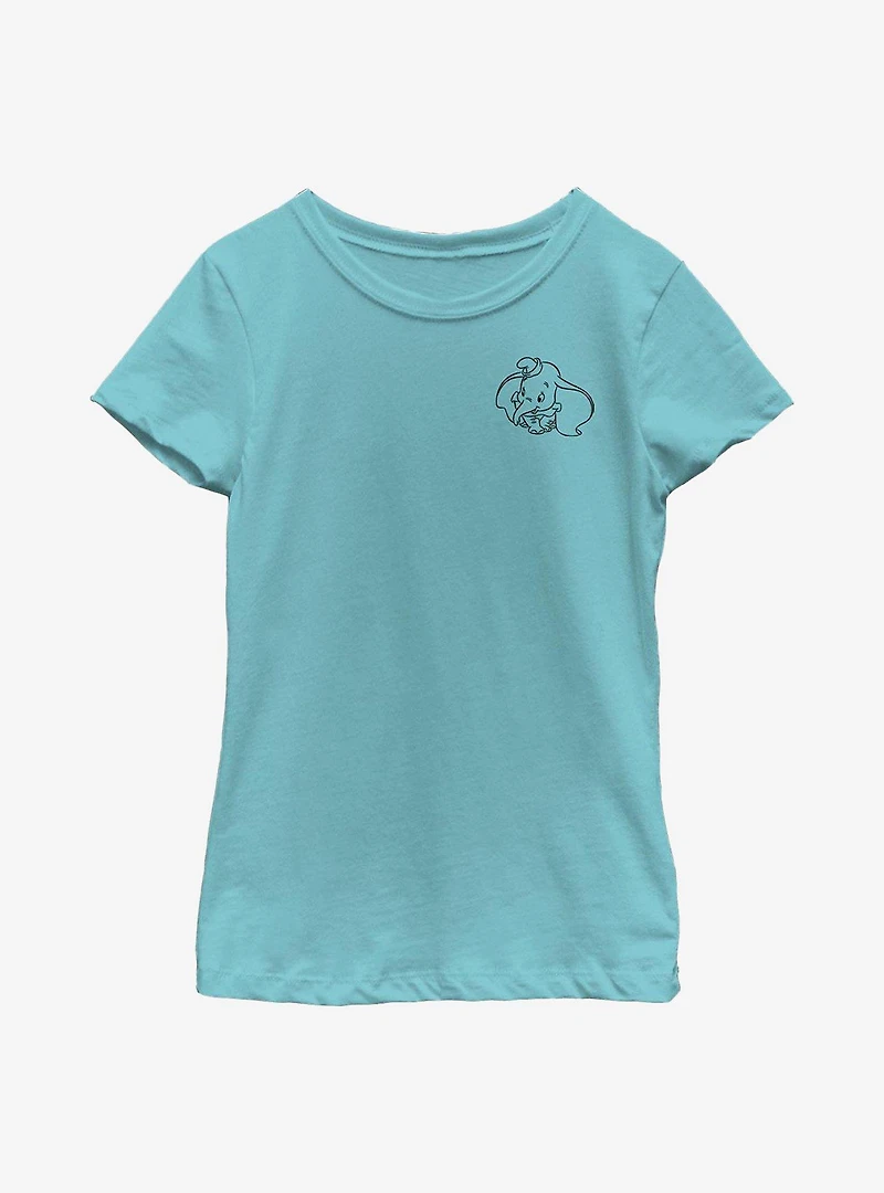 Disney Dumbo Line Youth Girls T-Shirt
