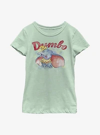 Disney Dumbo Watercolor Youth Girls T-Shirt