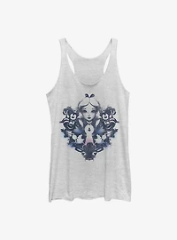 Disney Alice Wonderland Rorschach Womens Tank Top