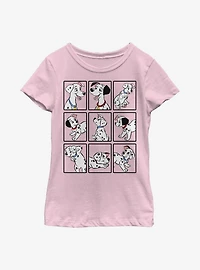 Disney 101 Dalmatians Dalmatian Box Up Youth Girls T-Shirt