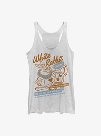 Disney Alice Wonderland White Rabbit Womens Tank Top