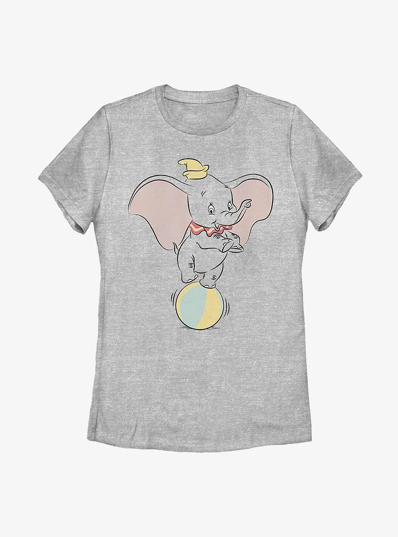 Disney Dumbo Ball Pose Womens T-Shirt