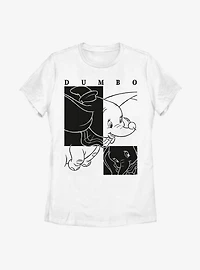Disney Dumbo Contrast Womens T-Shirt