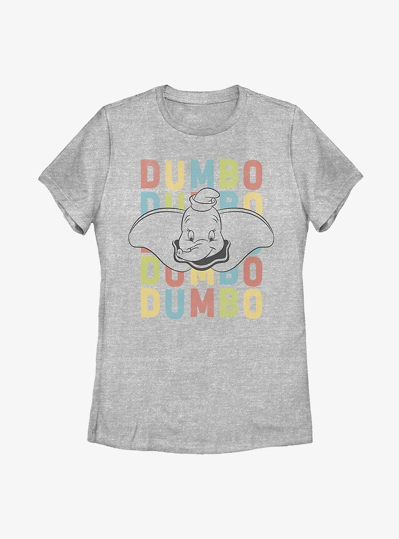 Disney Dumbo Face Womens T-Shirt