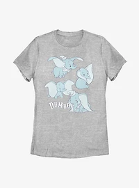 Disney Dumbo Pink Dumbos Womens T-Shirt