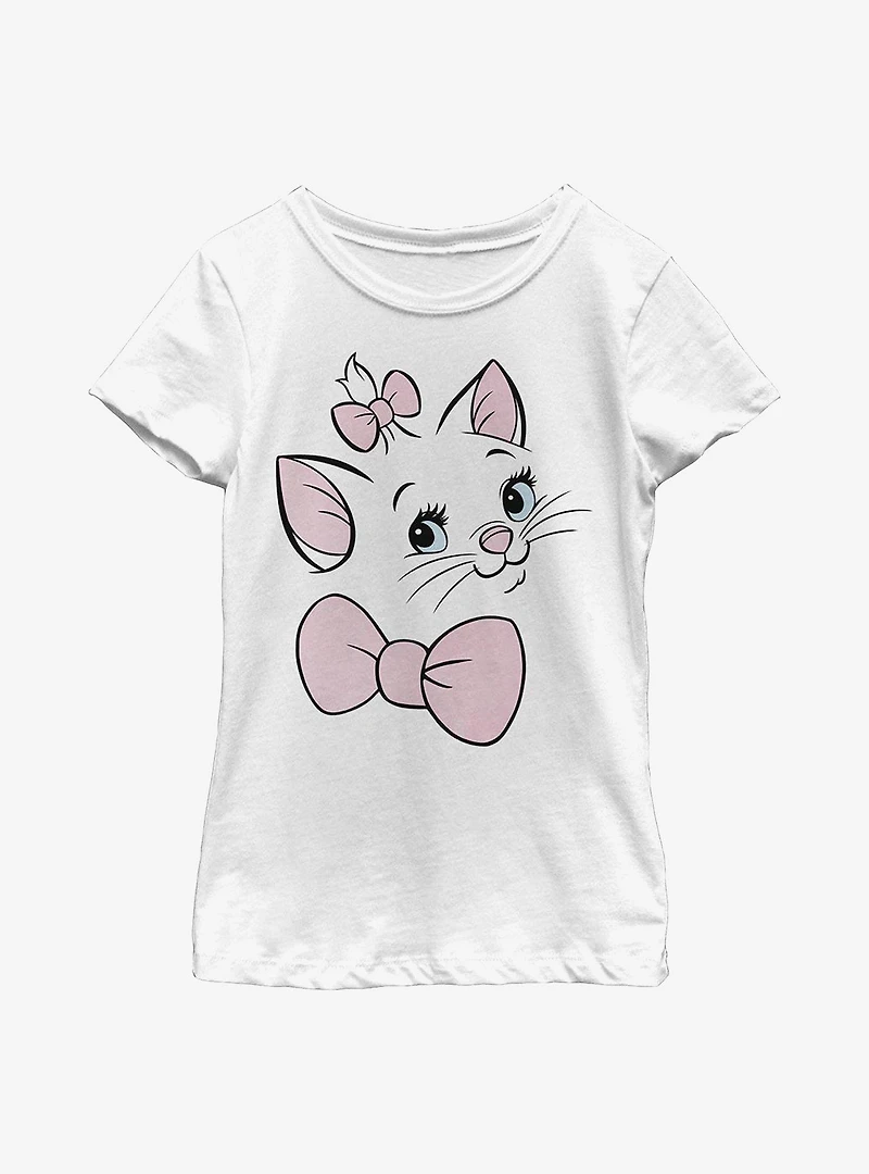 Disney The Aristocats Marie Big Face Youth Girls T-Shirt