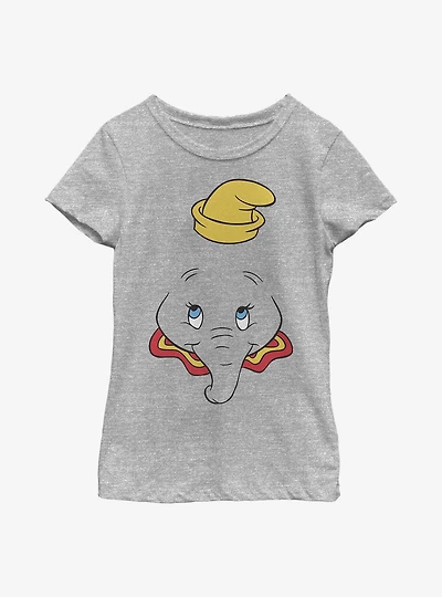 Disney Dumbo Big Face Youth Girls T-Shirt