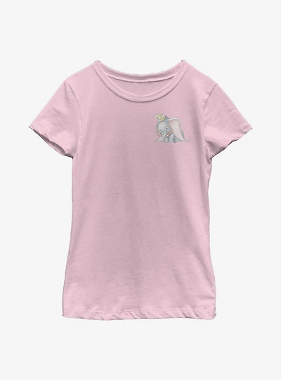 Disney Dumbo Faux Pocket Youth Girls T-Shirt