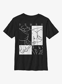 Disney Dumbo Contrast Youth T-Shirt