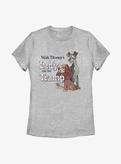 Disney Lady And The Tramp Classic Womens T-Shirt