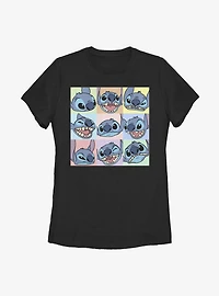 Disney Lilo And Stitch Nine Box Womens T-Shirt