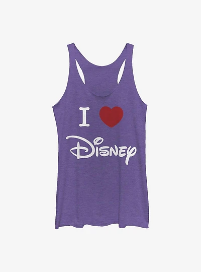 Disney Classic I Heart Womens Tank Top