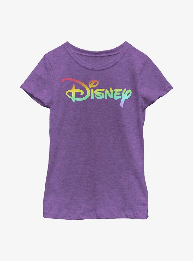 Disney Classic Rainbow Fill Youth Girls T-Shirt