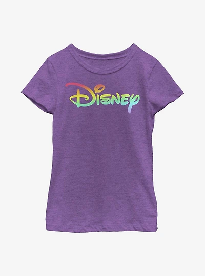 Disney Classic Rainbow Fill Youth Girls T-Shirt