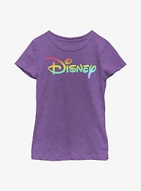 Disney Classic Rainbow Fill Youth Girls T-Shirt