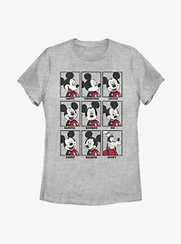 Disney Mickey Mouse Mood Womens T-Shirt