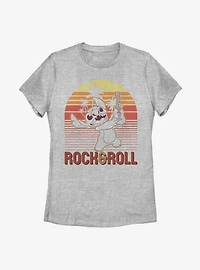 Disney Lilo And Stitch Rock Roll Womens T-Shirt