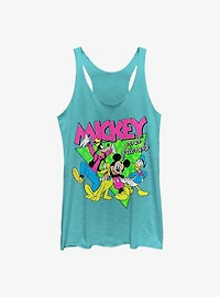 Disney Mickey Mouse Fab Four Womens Tank Top