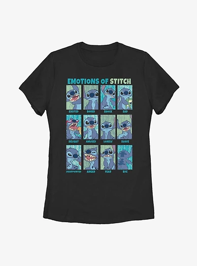 Disney Lilo And Stitch Emotion Womens T-Shirt