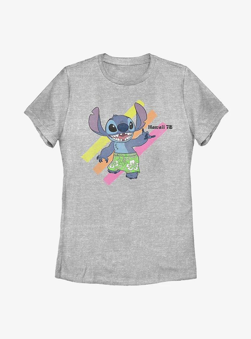 Disney Lilo And Stitch Aloha Womens T-Shirt