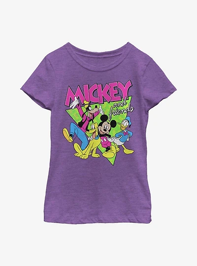 Disney Mickey Mouse Fab Four Youth Girls T-Shirt