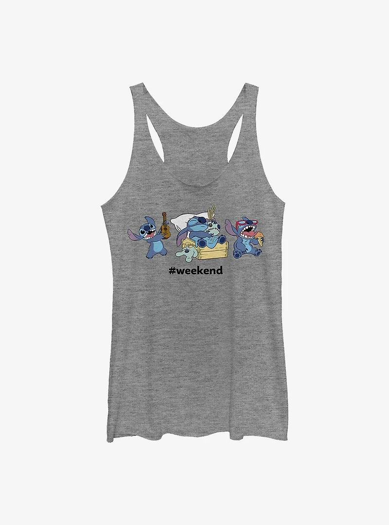 Disney Lilo And Stitch Weekend Womens Tank Top