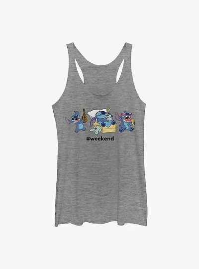 Disney Lilo And Stitch Weekend Womens Tank Top