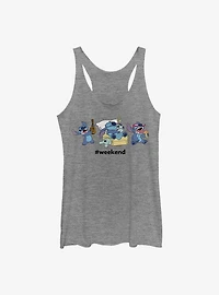 Disney Lilo And Stitch Weekend Womens Tank Top