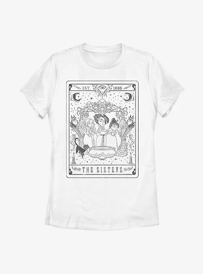Disney Hocus Pocus The Sisters Tarot Womens T-Shirt