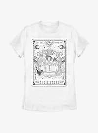 Disney Hocus Pocus The Sisters Tarot Womens T-Shirt