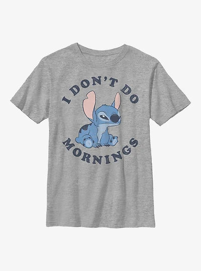 Disney Lilo And Stitch Mornings Youth T-Shirt