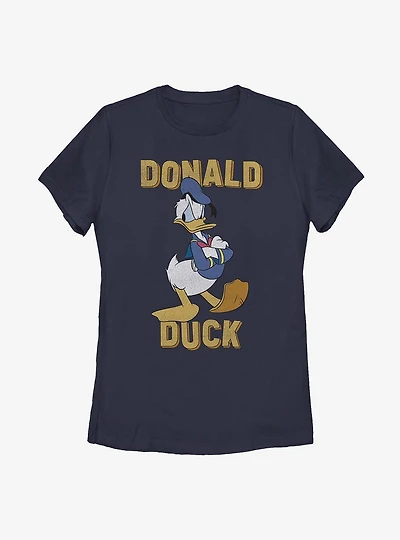 Disney Donald Duck Rage Womens T-Shirt